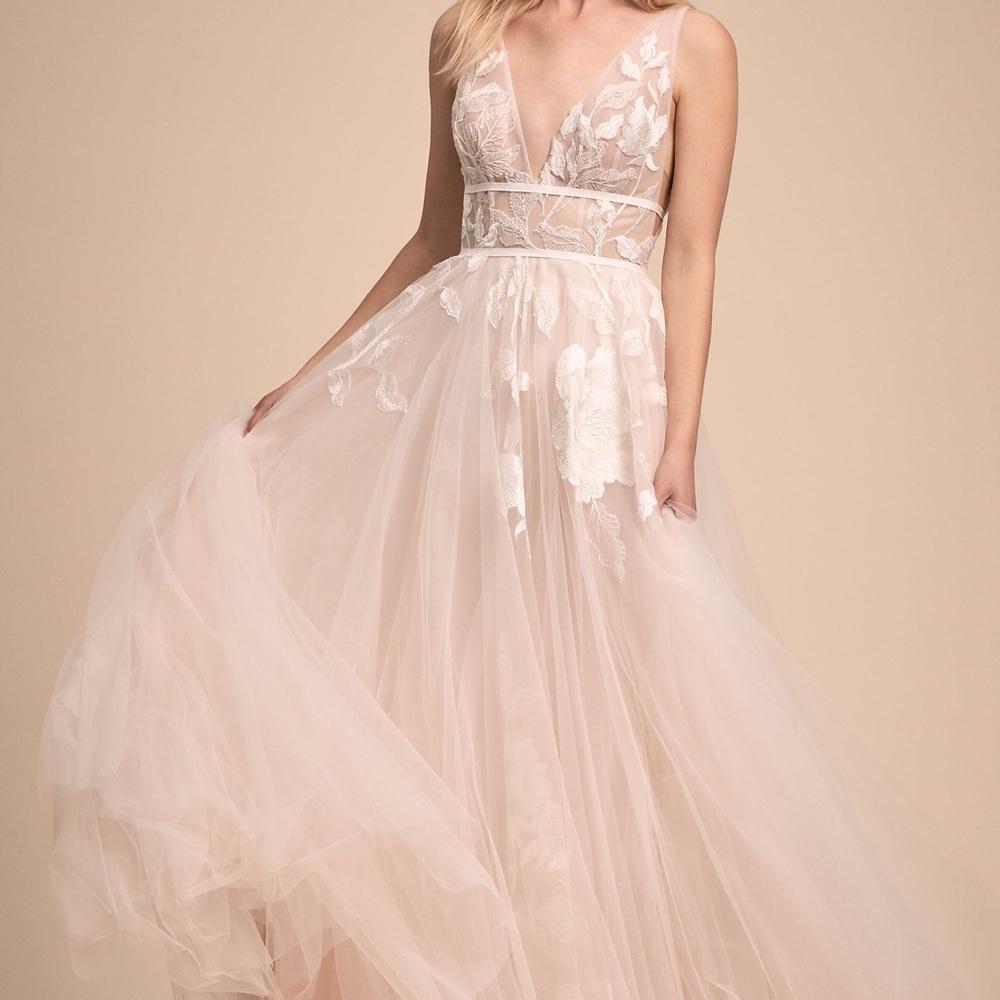 Bhldn Hearst gown (blush)